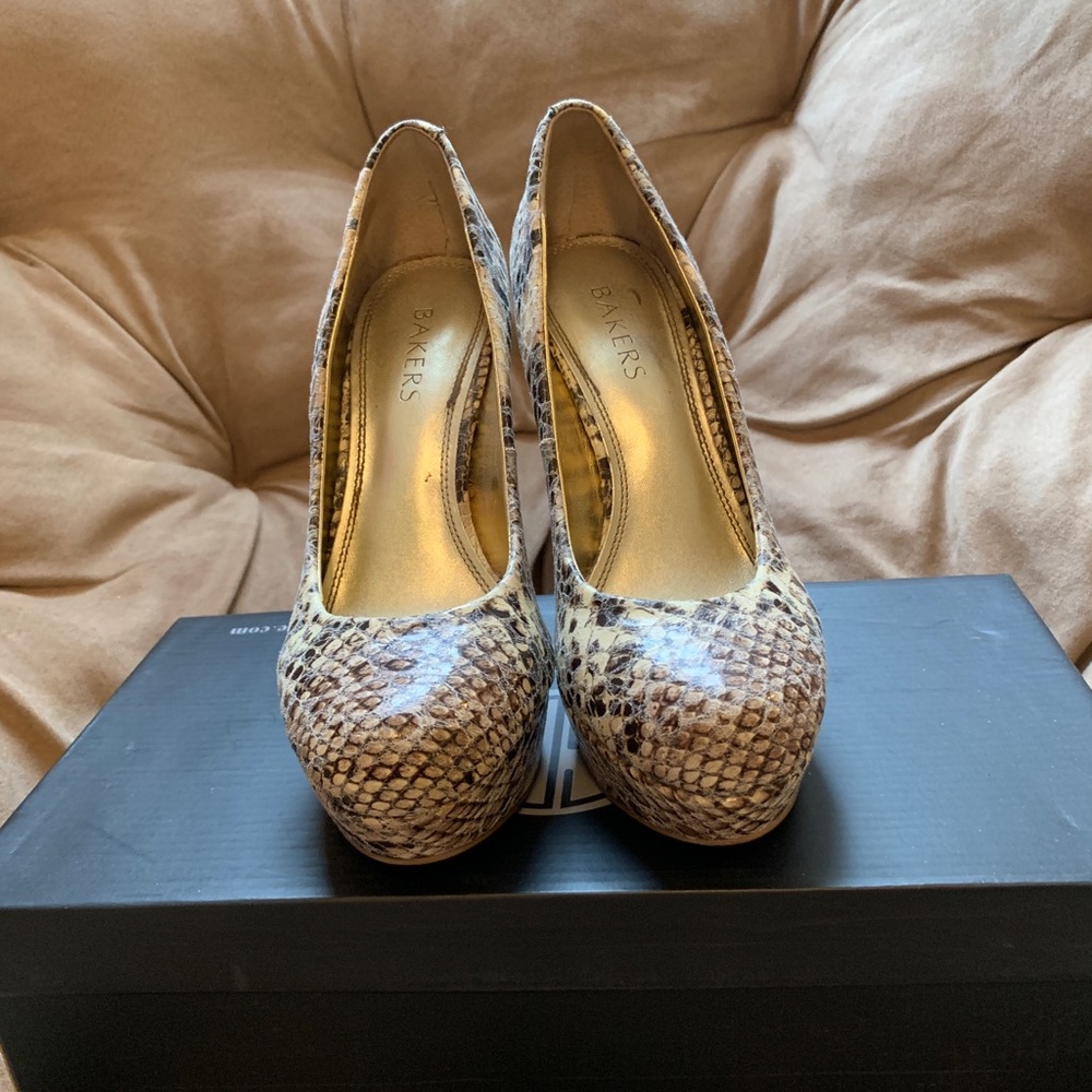 Python Platform Heels Size 7 Worn 2x - image 2